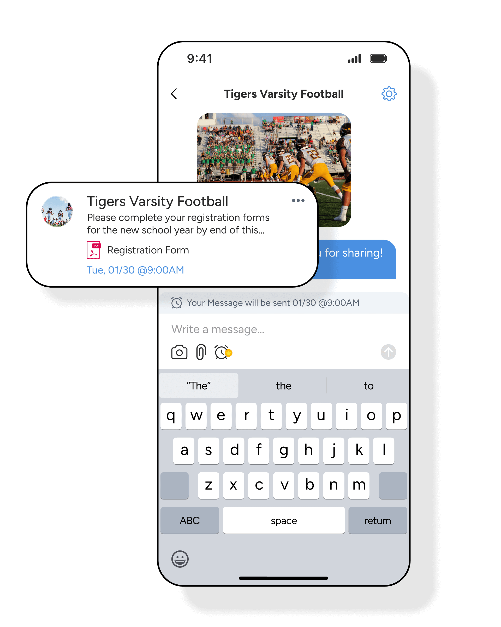 sportsYou Pro Enhanced Calendar Feature